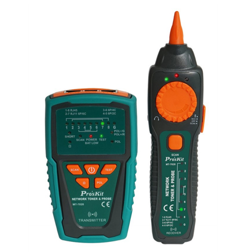 ProsKit MT-7028 Lan Tester Cable Probe με γεννήτρια σήματος και Ανίχνευση Τάσης