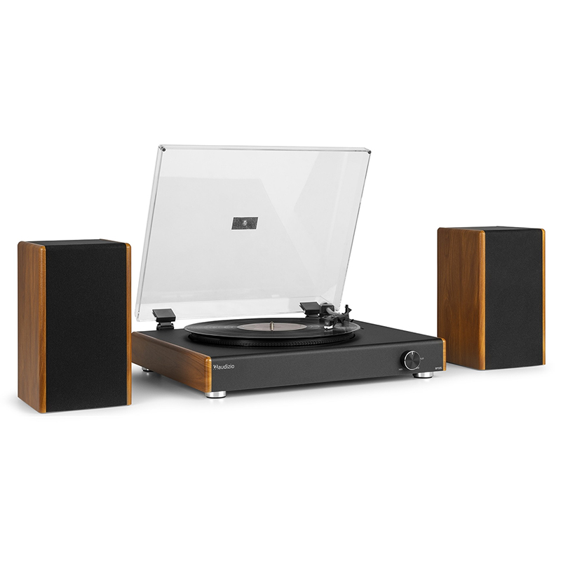 AUDIZIO RP335 Retro Stereo Πικάπ με Ηχεία 2x 40Watt, USB και Bluetooth σε Wood 102.175