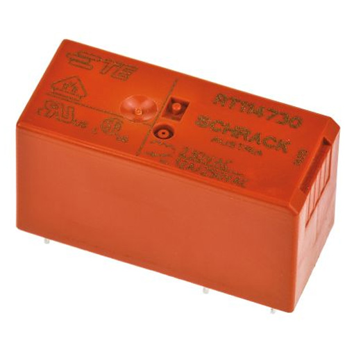 RT114730 SCHRACK Μίνι Ρελέ Πλακέτας 230V AC 1 Επαφής 250V 12A (NO/NC)