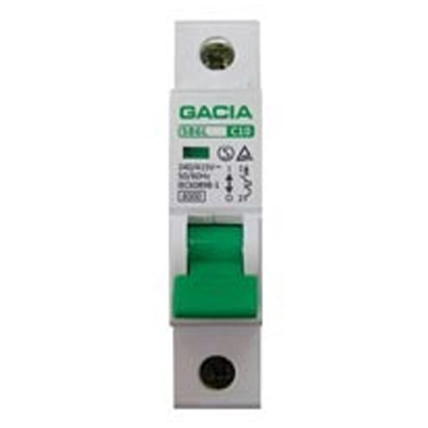 GACIA SB6L-1B32 Ασφάλεια Ράγας 1P B 32A 6kA 230/400VAC (03.018.0320)