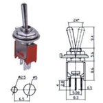 SMTS-103-2A1 Μικροδιακόπτης Super Mini ON-OFF-ON 3P
