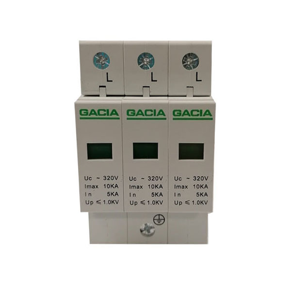 GACIA SPD-310-320 Αντικεραυνικό Ράγας T2 3P 10kA 230V [03.018.0300]