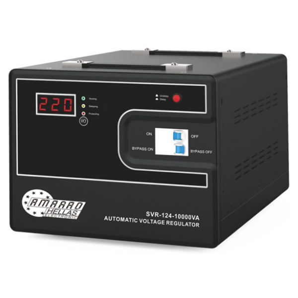 AMARAD SVR-124-10KVA Σταθεροποιητής Τάσης τύπου Relay Ψηφιακός 10KVA