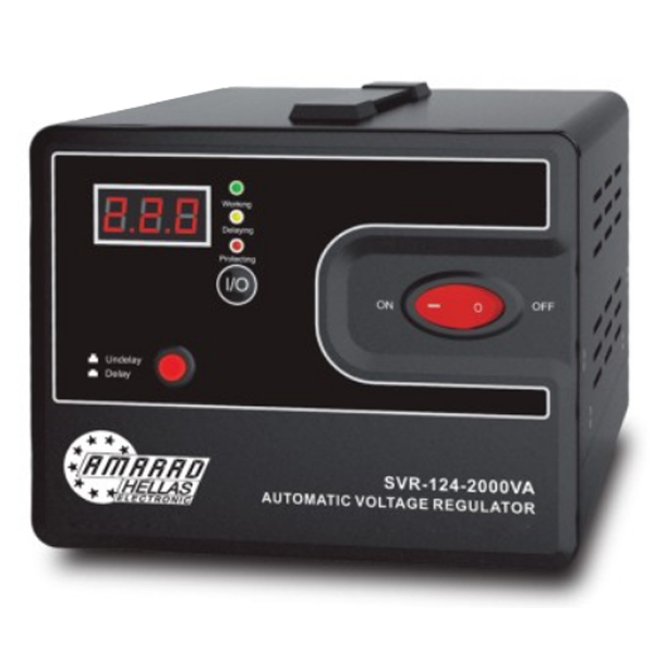 AMARAD SVR-124-2000VA Σταθεροποιητής Τάσης τύπου Relay Ψηφιακός 2000VA