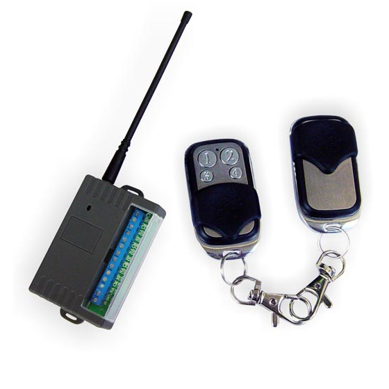 SW-086 Τηλεχειρισμός 4 Καναλιών Μακράς Εμβέλειας 12/24V DC με 2 Χειριστήρια