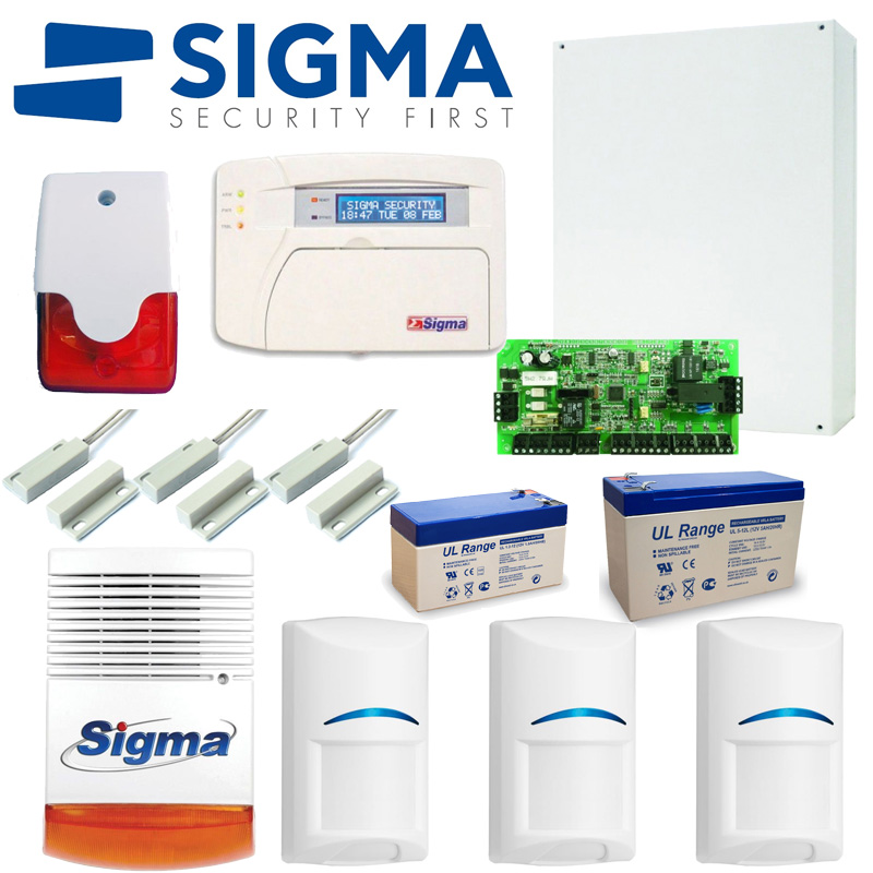 Sigma-Set-10 Πλήρες Σύστημα Συναγερμού με κέντρο Sigma Apollo Plus (Apollo 32) & Σειρήνα Sigma IBIS