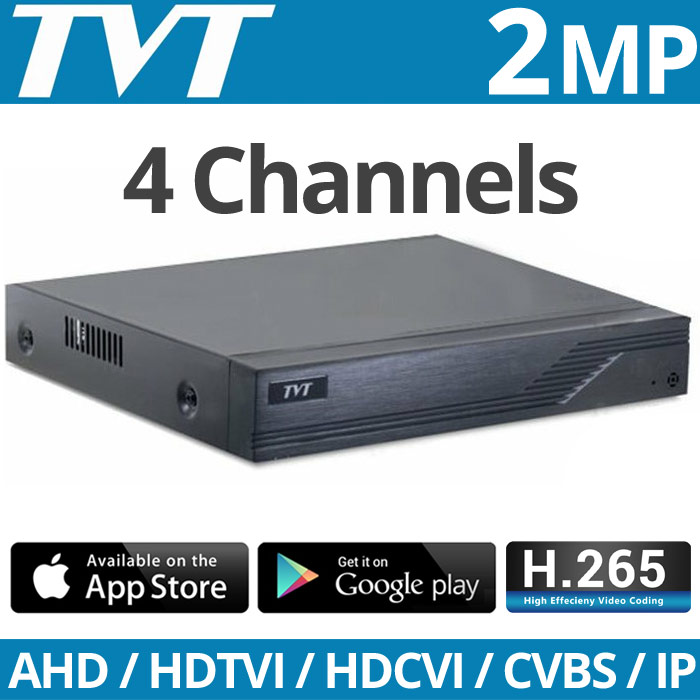TVT TD-2004NS-HL-L H.265 Πενταυβριδικό Καταγραφικό DVR 4 καμερών H.265 1080p Lite TVI/AHD/CVI/IP/CVBS