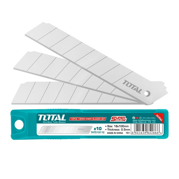 TOTAL THT519112 Ανταλλακτικές λεπίδες 178mm 10τμχ.
