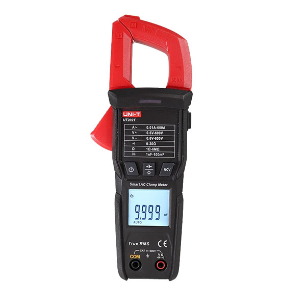 UNI-TREND UT-202T Ψηφιακή Αμπεροτσιμπίδα με True RMS και NCV 