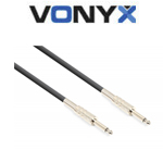 VONYX CX355-1 Καλώδιο Jack 6.3mm MONO αρσενικό σε Jack 6.3mm MONO αρσενικό 1.5m 177.795 
