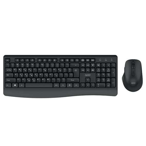NOD ValuePro2 Wireless Σετ Ασύρματο Πληκτρολόγιο και Ποντίκι 2.4GHz με Ελληνικό layout 
