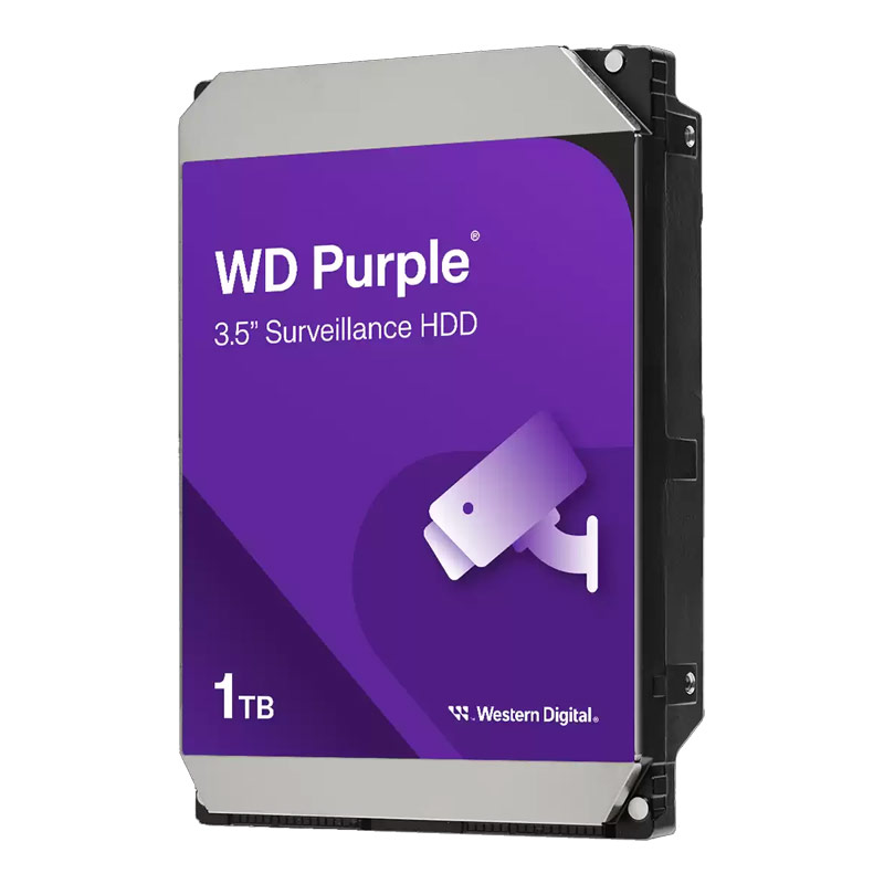 Western Digital WD11PURZ Purple Surveillance HDD 1TB 3.5'' SATA3 6Gb/s, 64MB Cache, 5400rpm