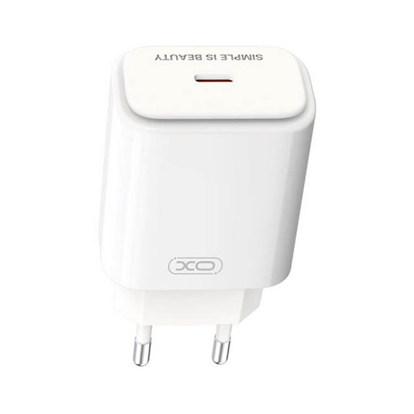 XO-L90B Φορτιστής Πρίζας USB-C 20W Power Delivery σε Λεύκο Χρώμα 3.1.19