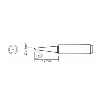 YH-0.8C Ανταλλακτική Μύτη Σταθμού Κόλλησης