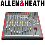 ALLEN HEATH ZED 12FX Κονσόλα 14 εισόδων (6 mono και 4 dual stereo) με επεξεργαστή 16 time - delay effect