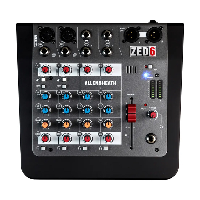 ALLEN HEATH ZED 6 Κονσόλα 6 εισόδων (2 mono και 2 stereo)