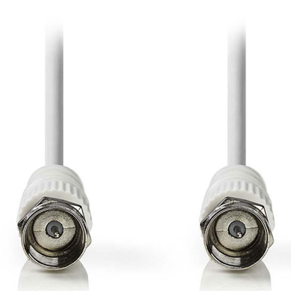 NEDIS CSGP41000WT30 Ομοαξονικό καλώδιο F αρσενικό σε F αρσενικό 3m