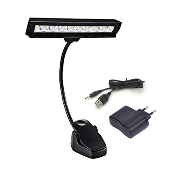 OEM HLK-190 Επαναφορτιζόμενο Φωτιστικό Αναλογίου με 9 LED