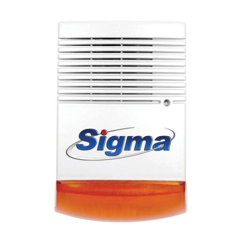 Sigma IBIS Αυτόνομη αυτοπροστατευόμενη σειρήνα 120db με πορτοκαλί φλας