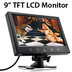 LCDM-9 Έγχρωμo Monitor TFT LCD 9" με τηλεχειριστήριο