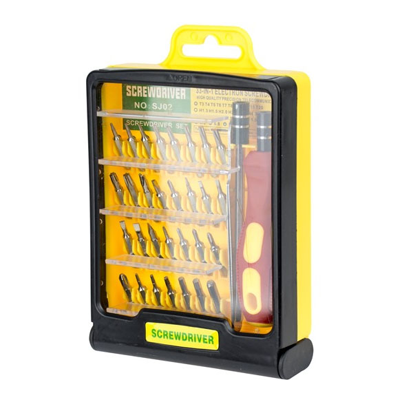 YIHUA YH-201104 Σετ Κατσαβίδι Ακριβείας με 33 μύτες (Κινητών τηλεφώνων) 